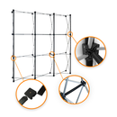 Painel Pantográfico P1 3x3 Reto Completo – Estrutura e Impressão para Comunicação Profissional