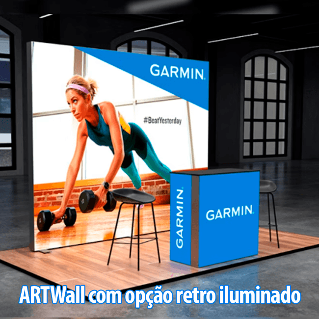 Painel ARTWall 150x230 Reto – Estrutura Modular para Comunicação Visual