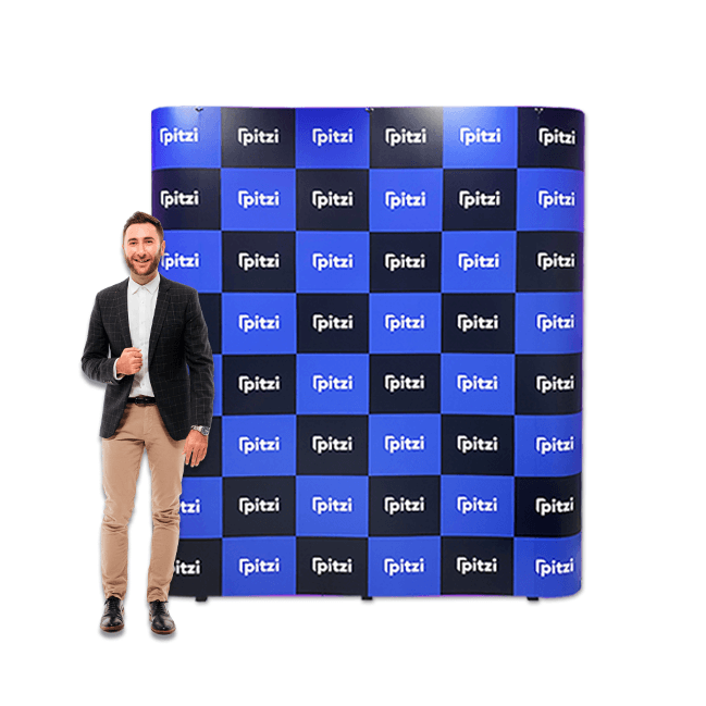 Painel Pantográfico P1 2x3 Reto Completo – Estrutura e Impressão para Divulgação Profissional