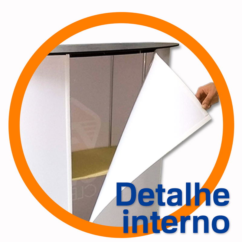 Balcão Promocional 70 CT – Compacto, Leve e Ideal para Ações de Impacto