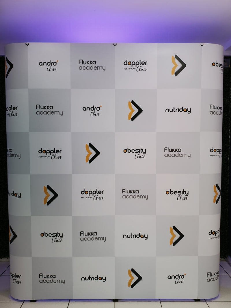 Painel Pantográfico P1 2x3 Reto Completo – Estrutura e Impressão para Divulgação Profissional