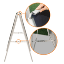 Suporte para Cartaz Tipo Cavalete A1 Dupla Face – Exposição Prática e Visibilidade em Ambos os Lados