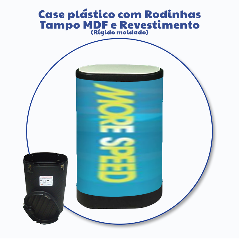 Personalização do Case Rígido P1 – Revestimento com Comunicação Visual