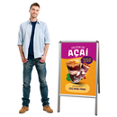 Suporte para Cartaz Tipo Cavalete A1 Dupla Face – Exposição Prática e Visibilidade em Ambos os Lados