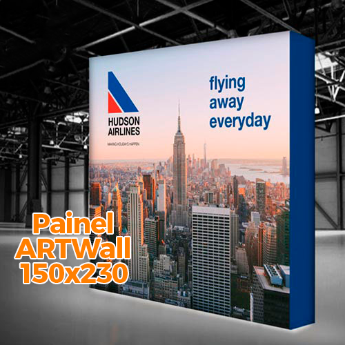 Painel ARTWall 150x230 Reto – Estrutura Modular para Comunicação Visual