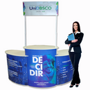 Balcão Promocional 90 com Extensores CT (Trio) – Estrutura Modular Ampliada para Máxima Exposição