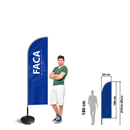 Wind Banner 250 – Destaque Máximo para sua Marca em Qualquer Evento