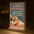 Display Iluminado LED A4 Dupla Face Recarregável