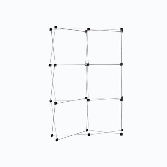 Painel Pantográfico P1 2x3(2) Curvo Completo – Estrutura Modular e Impressão de Alto Impacto