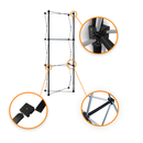 Painel Pantográfico P1 1x3 Reto Completo – Estrutura e Impressão para Divulgação Profissional