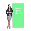 Banner para L1B – 80 cm Largura x 180 cm Altura – Personalizável e Pronto para Divulgação