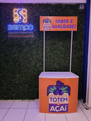 Balcão de PVC Modelo 80B – Portátil, Resistente e Ideal para Feiras e Ações Promocionais