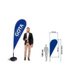 Wind Banner 250 – Destaque Máximo para sua Marca em Qualquer Evento