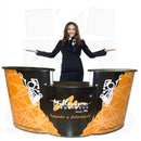 Balcão Promocional 90 com Conector ST – Modular, Compacto e Fácil de Transportar