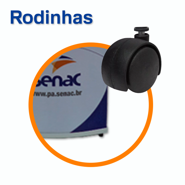 Balcão de PVC Modelo 80A – Leve, Portátil e Ideal para Feiras e Eventos