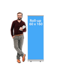 Porta Banner Roll Up 60x160cm Premium | Suporte Retrátil Portátil para Feiras e Eventos✅
