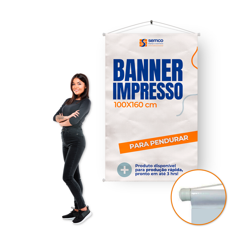 Banner para Pendurar 100x160 – Exposição Vertical Compacta