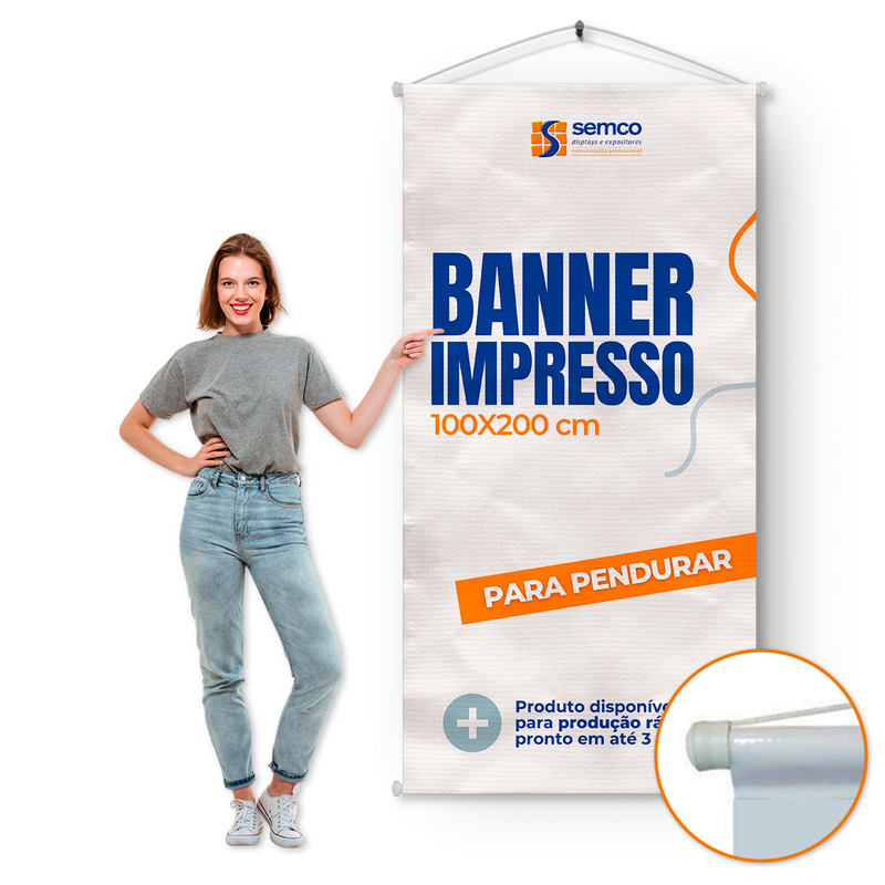 Banner para Pendurar 100x200 – Comunicação em Grande Formato