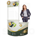 Balcão Promocional 90 com Extensor Direito ST (Duplo) – Compacto, Modular e com Área Ampliada