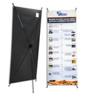 Porta Banner X1 60x160 cm – Leve, Ajustável e Fácil de Montar