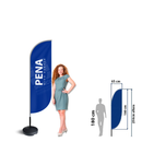 Wind Banner 250 – Destaque Máximo para sua Marca em Qualquer Evento