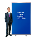Banner para Roll Up 120Lx200A – Comunicação Vertical de Alto Impacto