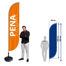 Wind Banner 300 – Impacto Visual Gigante para sua Divulgação