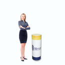 Balcão Promocional Redondo 40 ST – Compacto, Portátil e com Design 360°