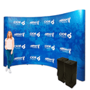 Painel Pantográfico P1 4x3 Curvo Completo – Estrutura Ampla e Impressão de Alto Impacto