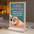 Display Iluminado LED A4 Dupla Face Recarregável