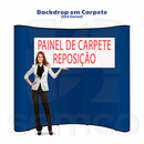 PAINEL EM CARPETE para Pantográfica P1 (3x3C) – Revestimento Elegante e Profissional para Formato Curvo