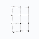 Estrutura Pantográfica P1 2x3 Curva – Compacta com Impacto Visual